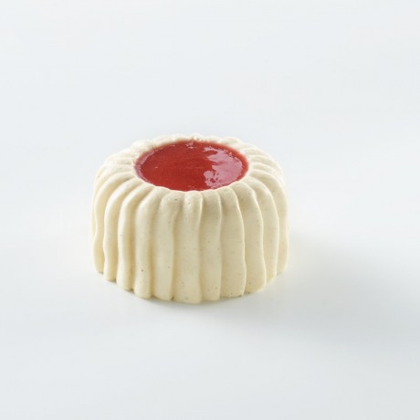 Entremets individuel intense fraise