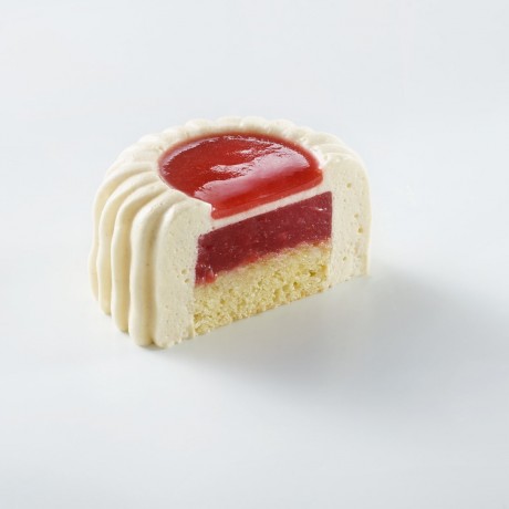 Entremets individuel intense fraise
