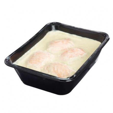 Paupiettes de saumon sauce beurre citron, 1 kg 4 parts