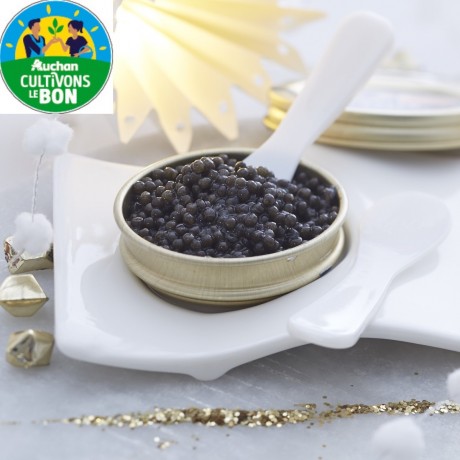 - Caviar d'Aquitaine premium Auchan Cultivons le bon