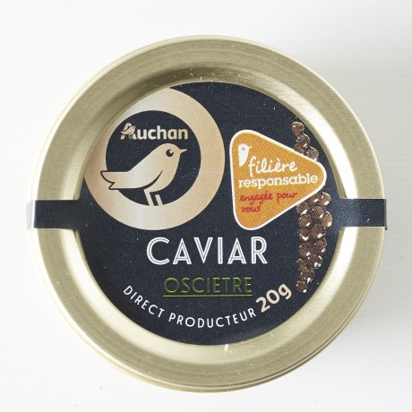 - Caviar d'Aquitaine Oscietre Filière responsable Auchan