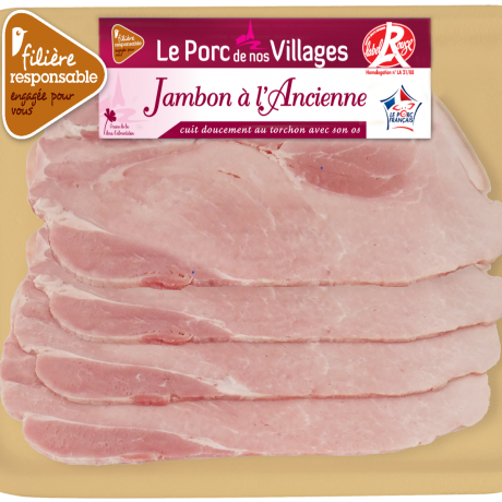 - Jambon blanc à l'ancienne Label Rouge Filière responsable Auchan