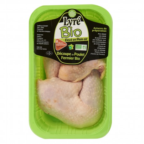 - Cuisse de poulet blanc de Lyré Bio Filière responsable Auchan