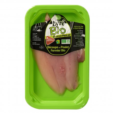 - Aiguillettes de poulet blanc de Lyré Bio filièreresponsable Auchan