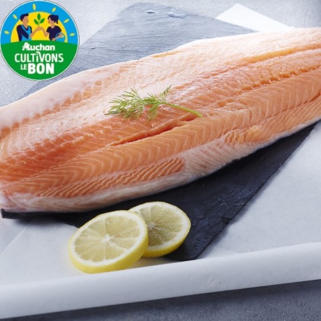 - Filet de saumon Atlantique Auchan Cultivons le bon