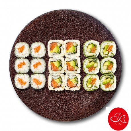 - Sushi gourmet - California saumon & maki mixte