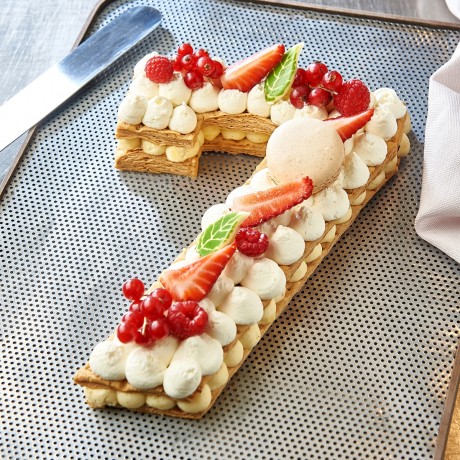 - Chiffre 7 Number cake Millefeuille