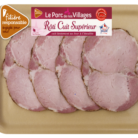 - Rôti de porc cuit Label Rouge Filière responsable Auchan