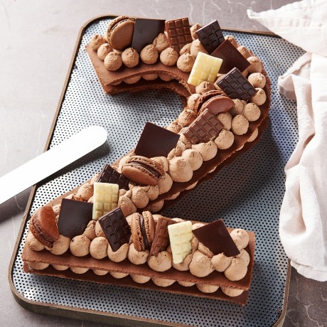 - Chiffre 2 Number cake chocolat