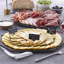 Plateau fromage et charcuterie raclette découverte 10 pers