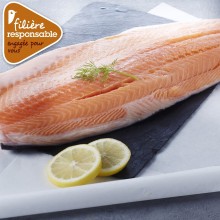 - Filet de saumon Atlantique Filière responsable Auchan