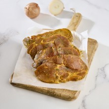 - Côtes de porc marinées au curry et persil